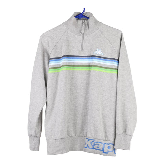 Vintage grey age 13-14 Kappa 1/4 Zip - boys x-large