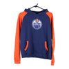 Vintage blue Edmonton Oilers Nhl Hoodie - womens medium