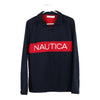 Vintage navy Nautica Fleece - mens small