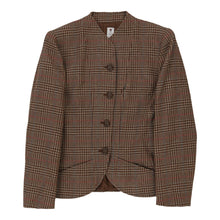  Ungaro Checked Blazer - Small Brown Wool