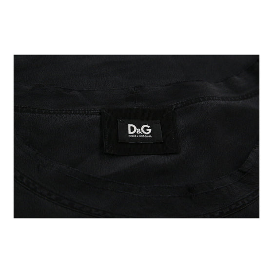 Dolce & Gabbana Blouse - XL Black Silk