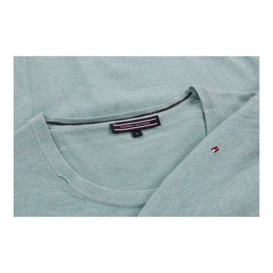 Tommy Hilfiger Jumper - Medium Blue Cotton Blend