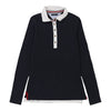 Tommy Hilfiger Long Sleeve Polo Shirt - Small Navy Cotton