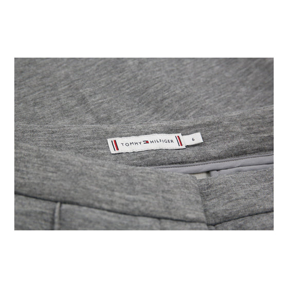 Tommy Hilfiger Trousers - 30W UK 10 Grey Polyester Blend