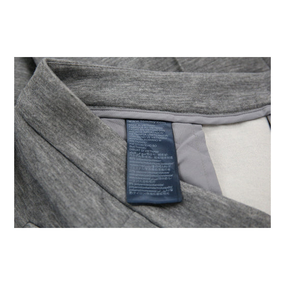 Tommy Hilfiger Trousers - 30W UK 10 Grey Polyester Blend