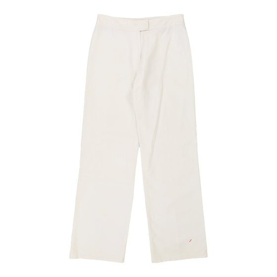 Burberry Trousers - 30W UK 12 White Cotton