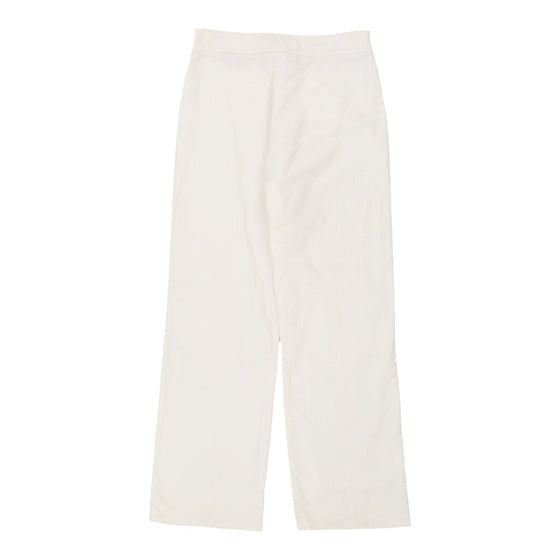 Burberry Trousers - 30W UK 12 White Cotton