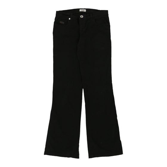 Moschino Jeans Trousers - 30W UK 8 Black Cotton Blend