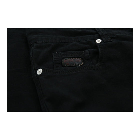 Moschino Jeans Trousers - 30W UK 8 Black Cotton Blend