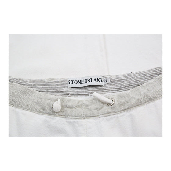 Vintage white Stone Island Joggers - mens medium