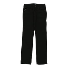  Armani Jeans Trousers - 32W UK 12 Black Cotton Blend