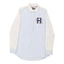  Tommy Hilfiger Embroidered Shirt - XS Blue Cotton