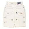 Oaks By Ferre Denim Skirt - 24W UK 4 White Cotton