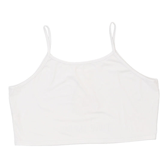 Shein Strap Top - XL White Polyester Blend strap top Shein   