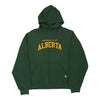 Vintage green University of Alberta Russell Athletic Hoodie - mens large