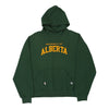 Vintage green University of Alberta Russell Athletic Hoodie - mens large