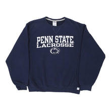  Vintage navy Penn State Lacrosse Russell Athletic Sweatshirt - mens medium