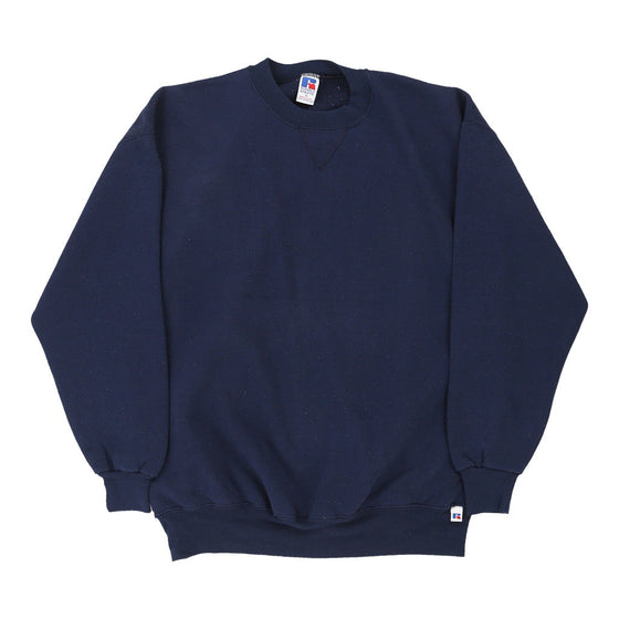 Vintage navy Russell Athletic Sweatshirt - mens x-large