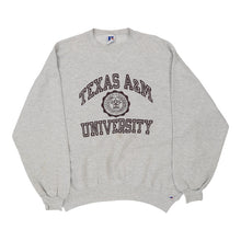  Vintage grey Made in USA Texas A&M University Russell Athletic Sweatshirt - mens x-large