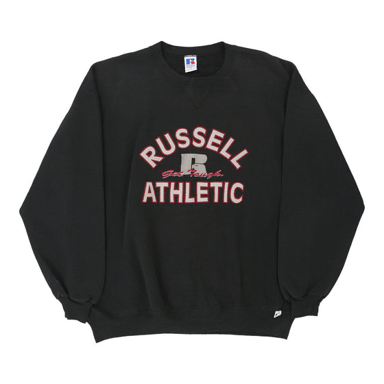 Vintage black Russell Athletic Sweatshirt - mens xx-large