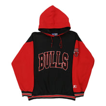  Vintage black Chicago Bulls Starter Hoodie - mens large