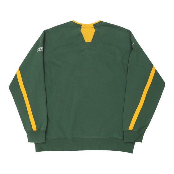 Vintage green Green Bay Packers Reebok Sweatshirt - mens medium