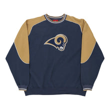  Vintage navy St. Louis Rams Nfl Sweatshirt - mens large