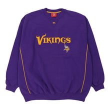  Vintage purple Minnesota Vikings Nfl Sweatshirt - mens xx-large