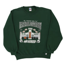  Vintage green Marshall University 2000 Russell Athletic Sweatshirt - mens large