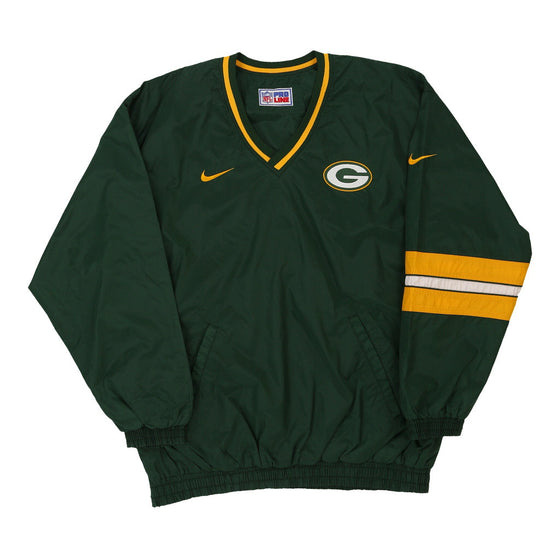 Vintage green Green Bay Packers Nike Windbreaker - mens x-large