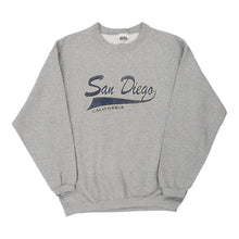  Vintage grey San Diego California Tultex Sweatshirt - mens large