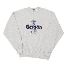  Vintage grey Bergen Jerzees Sweatshirt - mens x-large