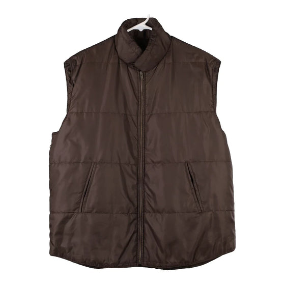 Vintage brown The Bridge Gilet - mens x-large