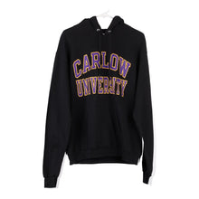  Vintage black Carlow University Champion Hoodie - mens medium