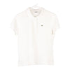 Vintage white Lacoste Polo Shirt - womens medium