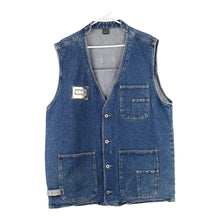  Vintage blue Paco Denim Gilet - mens large