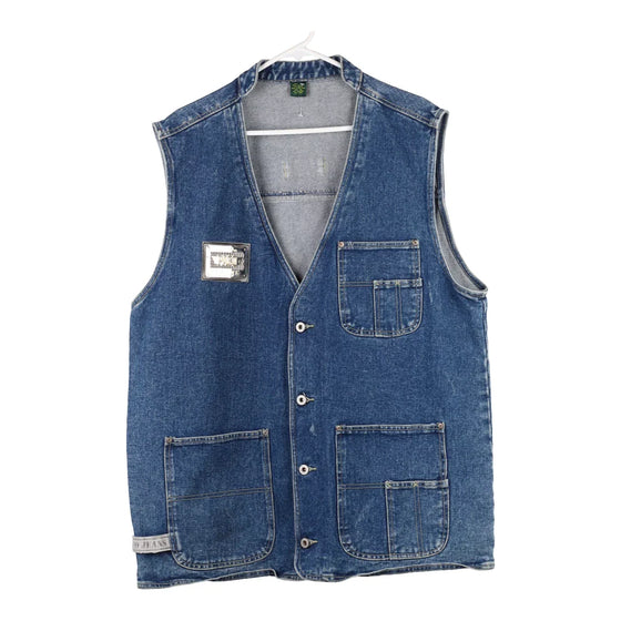 Vintage blue Paco Denim Gilet - mens large