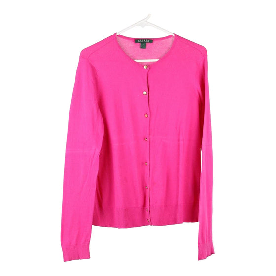 Vintage pink Ralph Lauren Cardigan - womens large