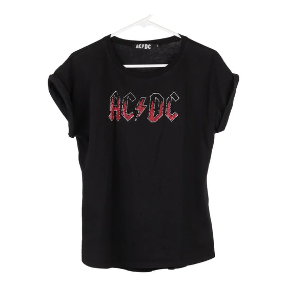 Vintage black Ac/Dc T-Shirt - womens large