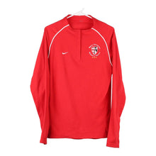  Vintage red Barry University Soccer Nike Fleece - womens large