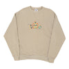 Vintage beige Jerzees Sweatshirt - mens large