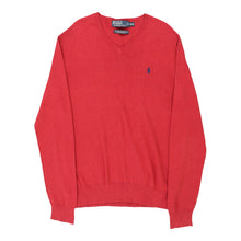  Vintage red Ralph Lauren Jumper - mens medium