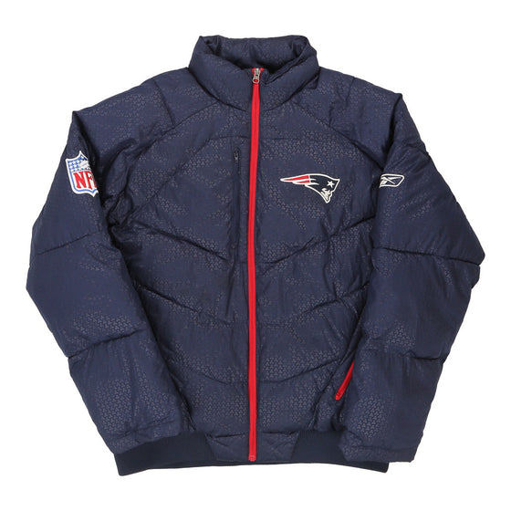 Vintage navy New England Patriots Reebok Jacket - mens small