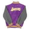 Los Angeles Lakers Nba Baseball Jacket - XL Purple Polyester