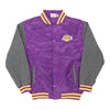 Los Angeles Lakers Nba Baseball Jacket - XL Purple Polyester