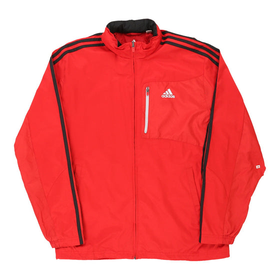 Vintage red Adidas Jacket - mens medium