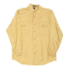 Vintage yellow Van Zon Shirt - mens medium