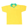 Vintage yellow Confezioni Sportive Football Shirt - mens medium