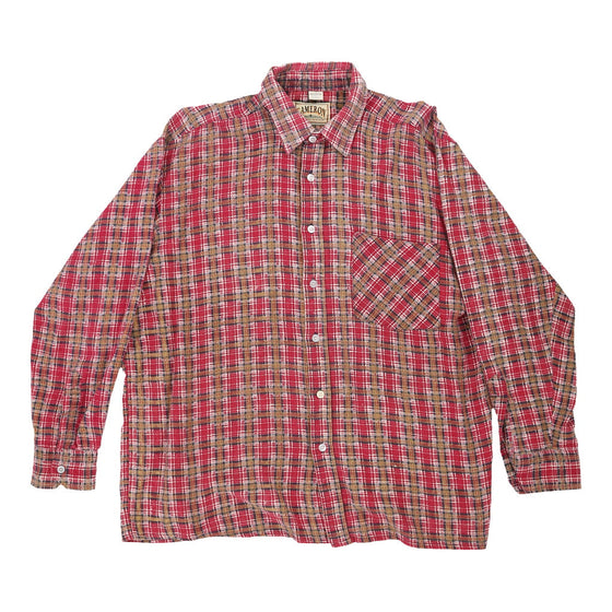 Vintage red Cameron Shirt - mens large