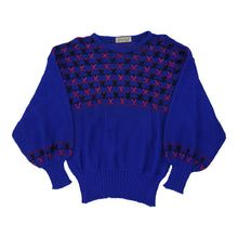  Vintage blue Giente Fe Jumper - womens medium